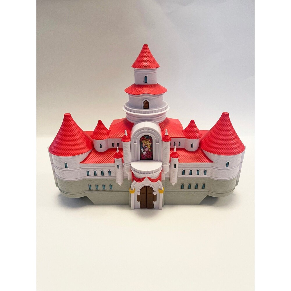 Nintendo Super Mario Bros Movie Mushroom Kingdom Castle Playset Incomplete